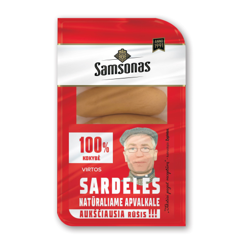 Virtos sardelės SAMSONO, a.r., 400 g