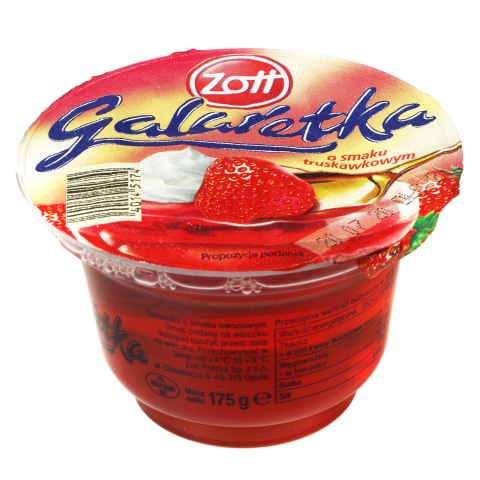 Braškių skonio želė ZOTT GALARETKA, 175 g