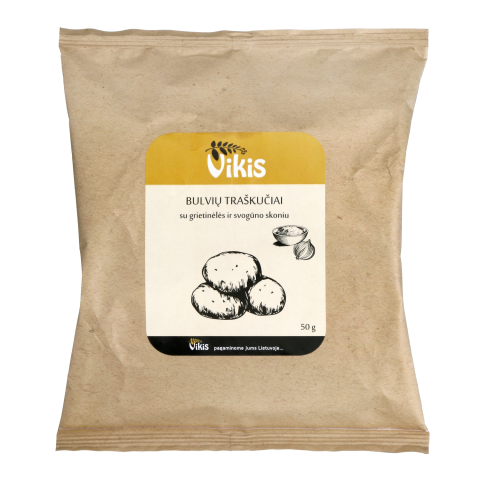 Bulvių traškučiai su jūros druska VIKIS, 50 g