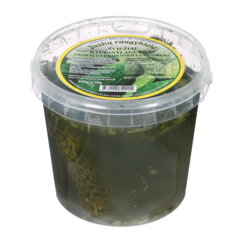 Šviežiai rauginti agurkai, 500 g