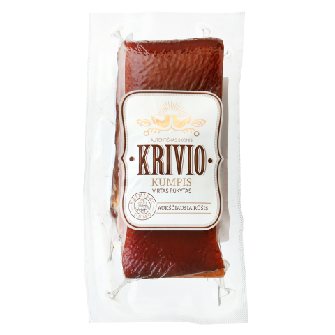 Karštai rūkytas KRIVIO kumpis, a. r., 1 kg