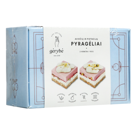 Veg. aviečių ir pistacijų des. GĖRYBĖ, 120 g
