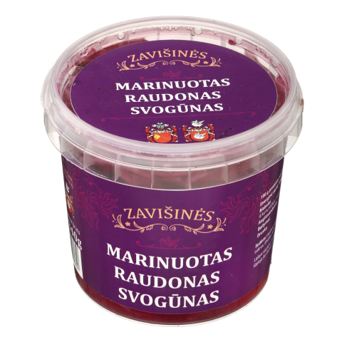 Marinuotas raudonas svogūnas, 170 g