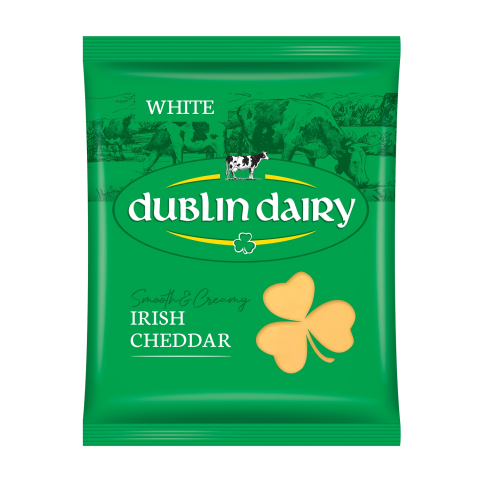 Čederio sūris WHITE DUBLIN DAIRY, 48 %, 150 g