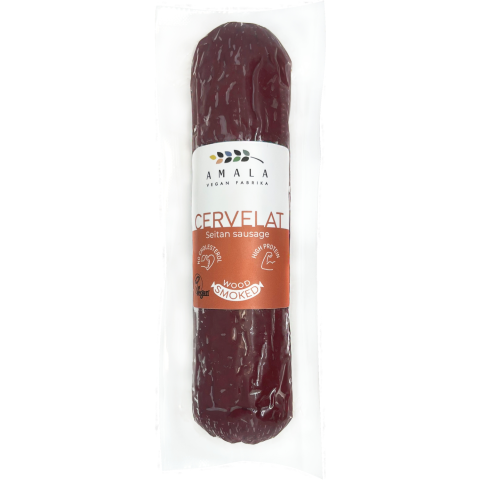 Rūkyta augalinė dešra AMALA CERVELAT, 250 g