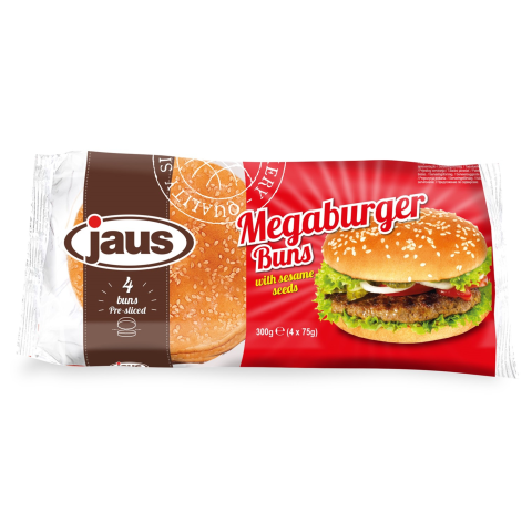 Did.Hamburgerio bandelės su sezamu JAUS, 300g