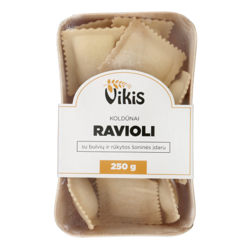 Šald. ravioli su rūk. šoninės įd. VIKIS, 250g