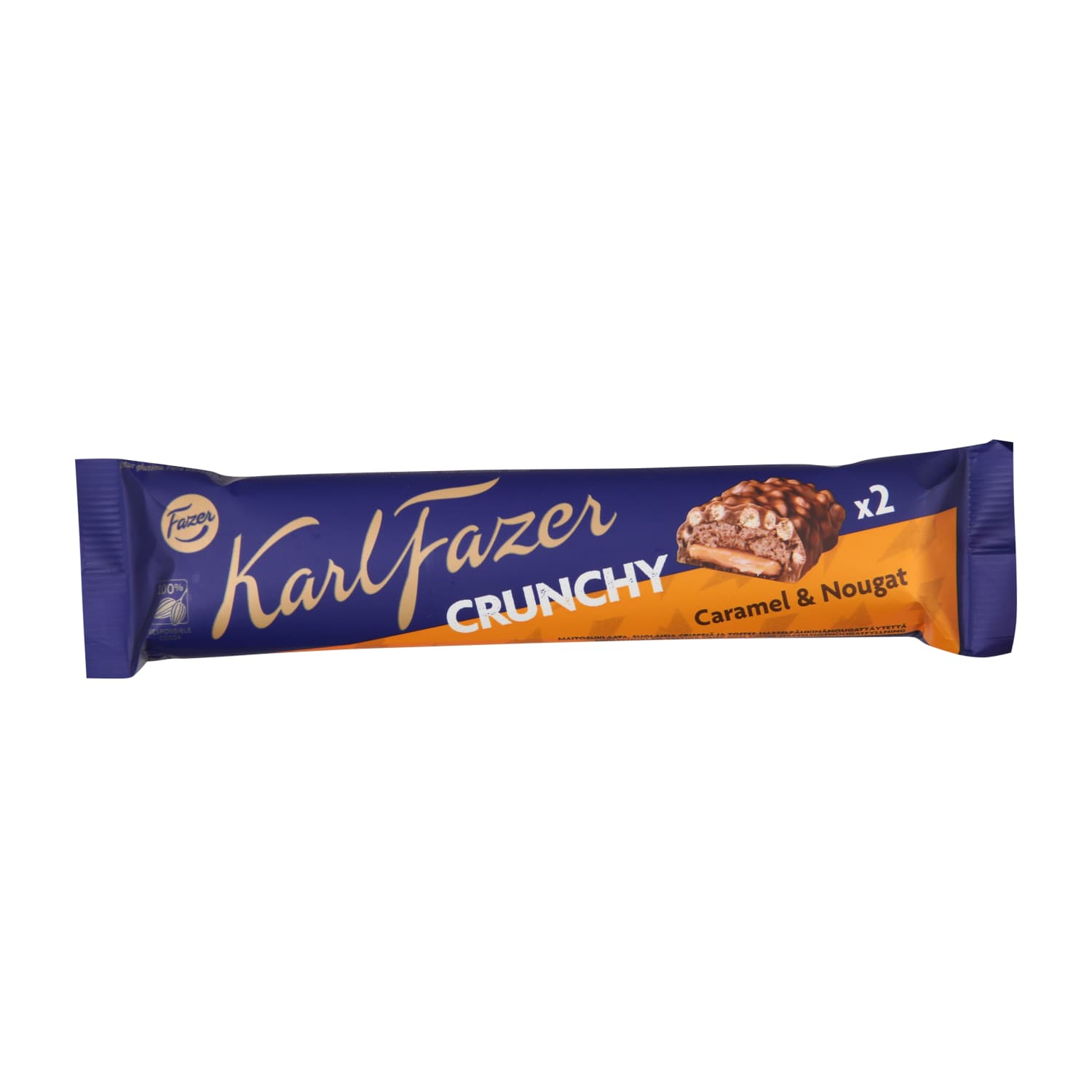 Šokolādes batoniņš Karl Fazer Crunchy 55g