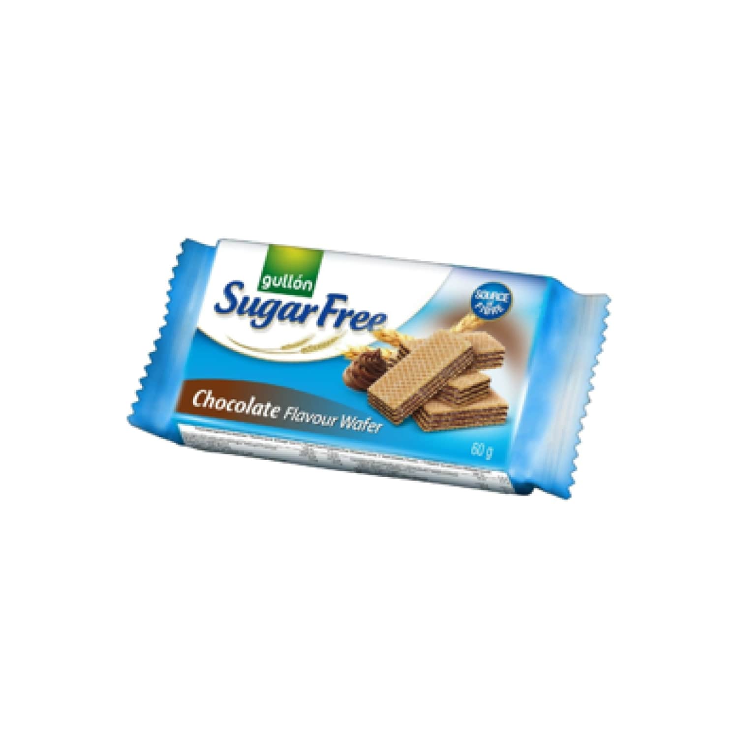 Vafeles Gullon šokolādes pild. bez cuk. 60g
