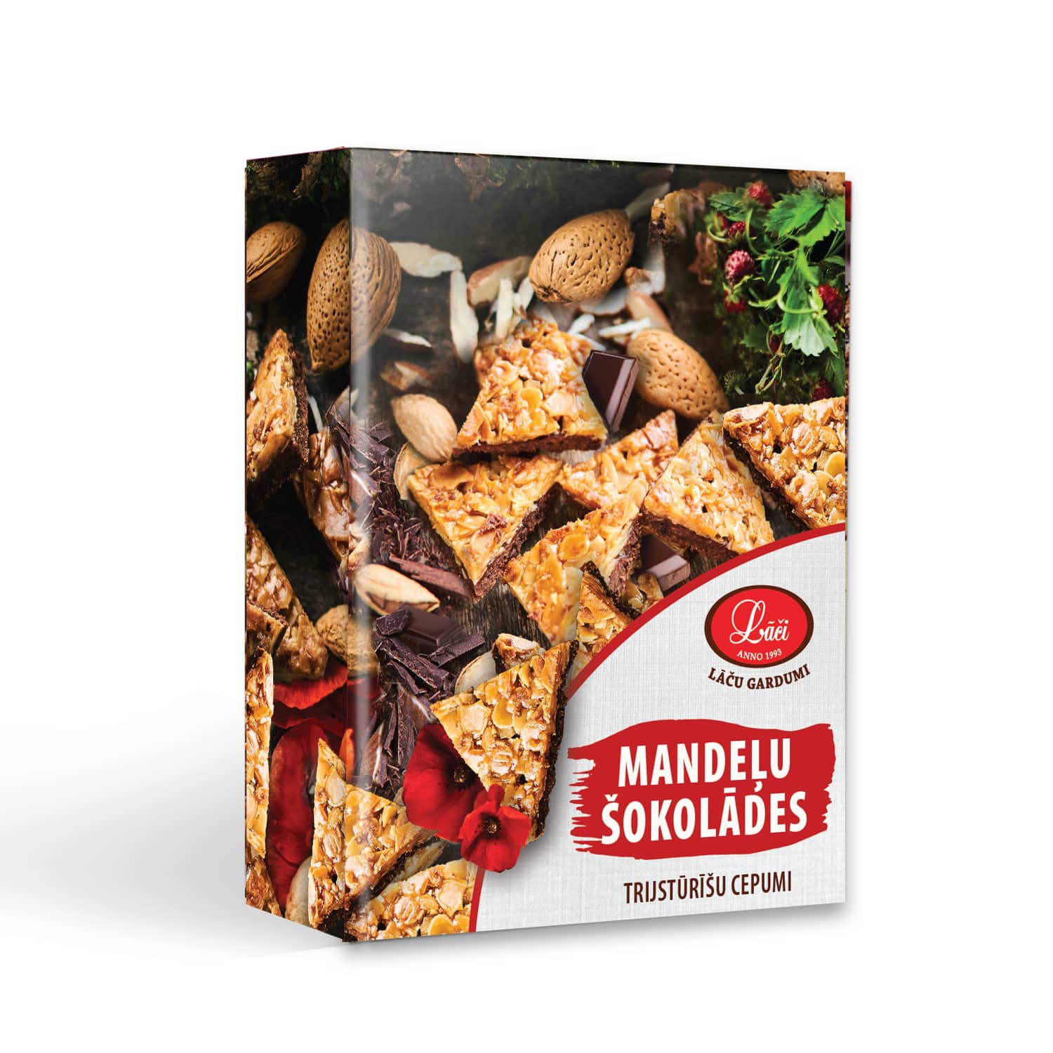 Cepumi Lāči mandeļu-šok. trijstūrīši 220g