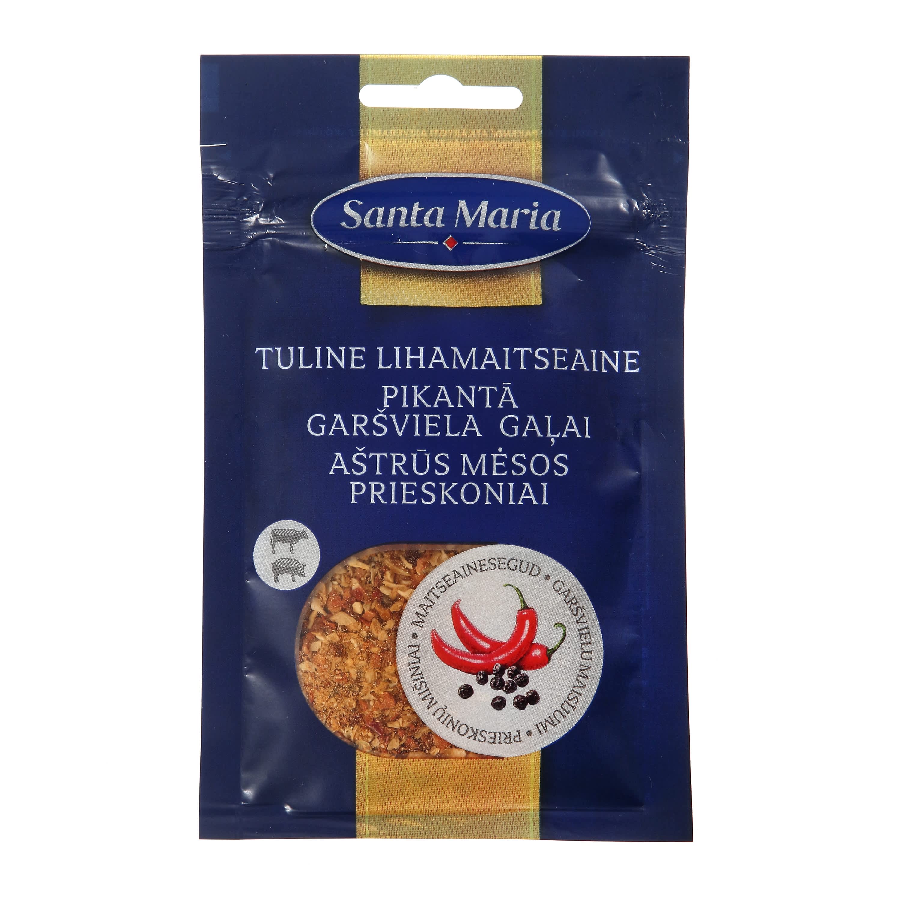 Aštrūs mėsos prieskoniai SANTA MARIA, 20g