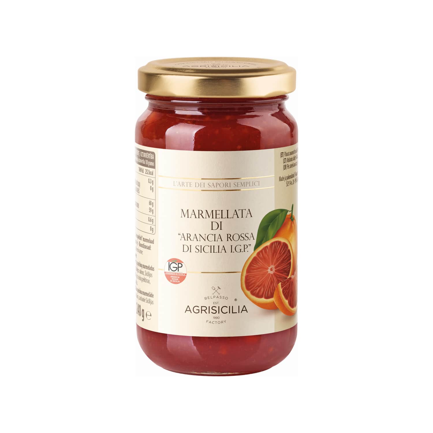 Ievārījums Agin Sicīlijas sarkano apels. 240g