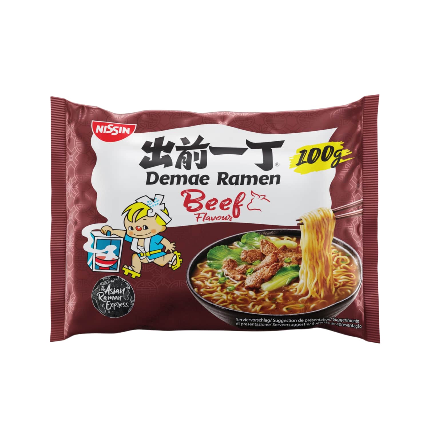 Kiirnuudlisupp veise. Nissin Demae Ramen 100g