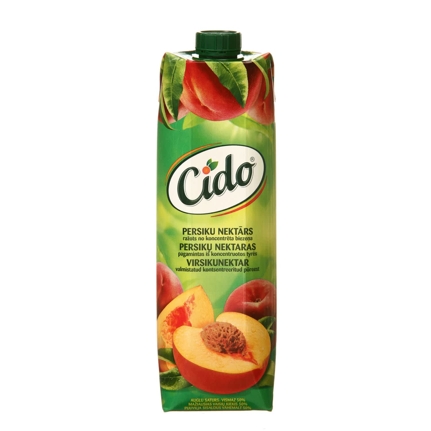Persikų nektaras CIDO, 1 l