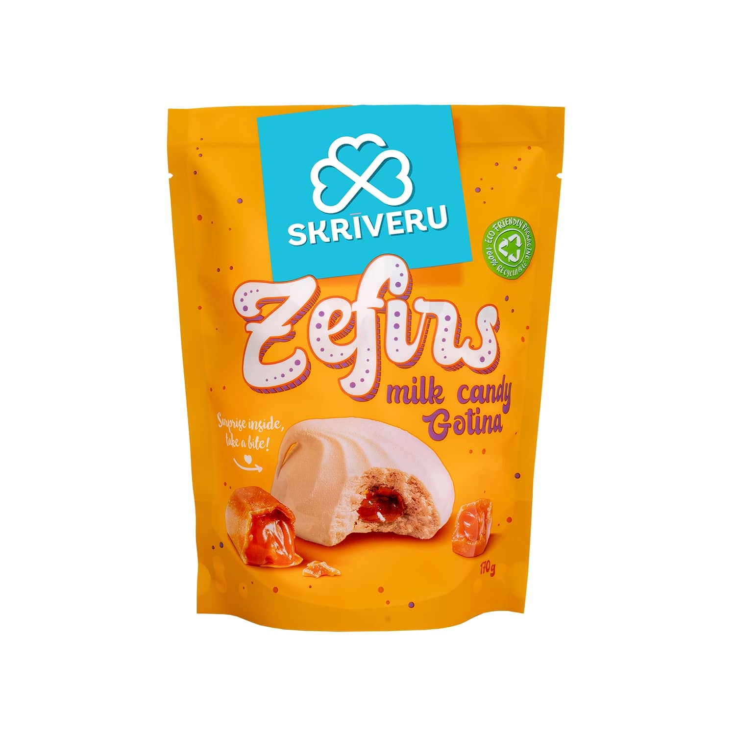Zefīrs Skrīveru ar Gotiņas garšu 170g