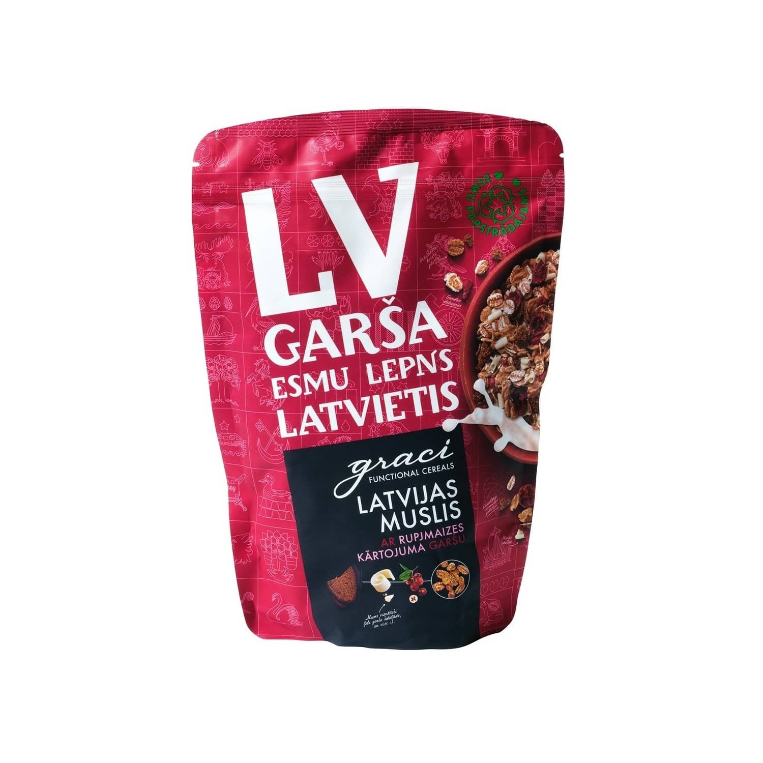 Muslis Graci ar rupjmaizes kārt. 350g