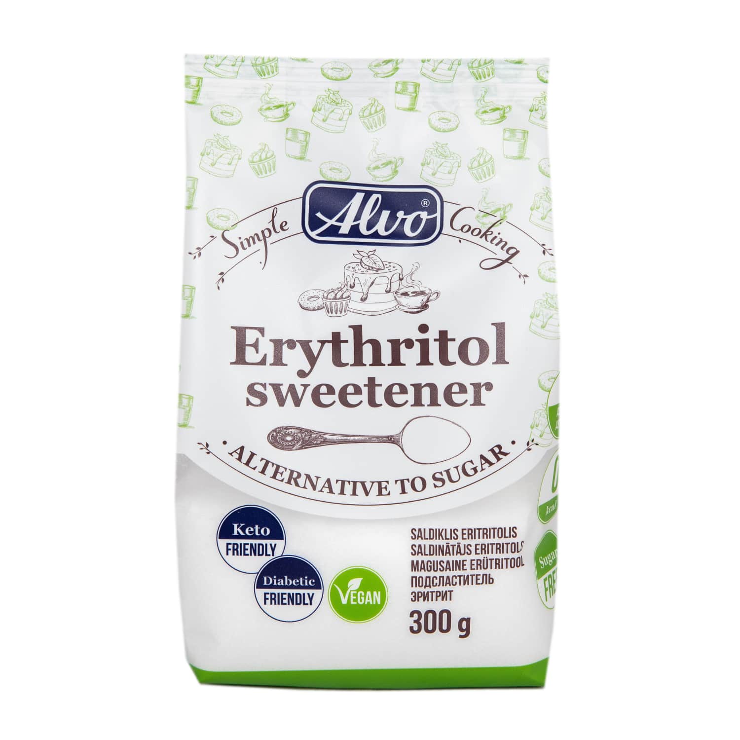 Saldinātājs Alvo eritritols 300g