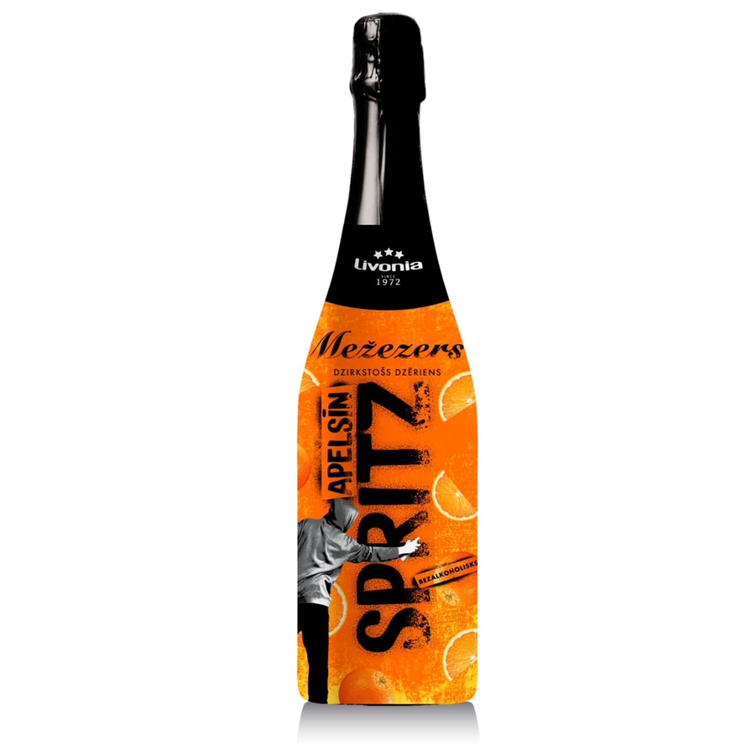 Bezalk. dzēr. Mežezers Spritz apelsīnu 0,75l