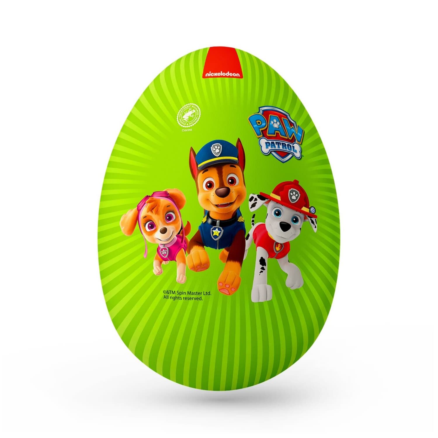 Pien. šok. kiaušinis DOLFIN PAW PATROL, 110 g