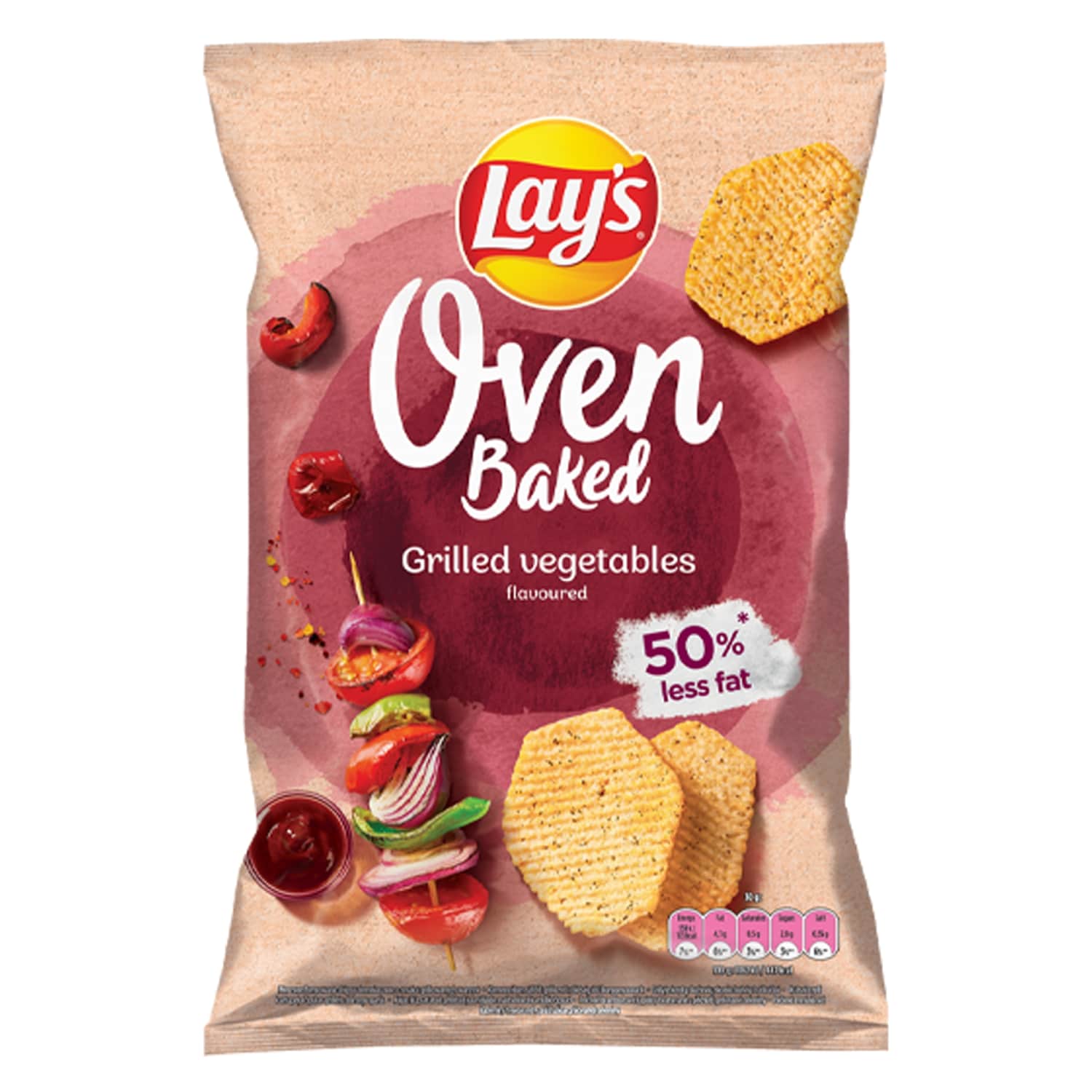 Kart. čipsi Lay's ar gril. dārzeņu g. 110g