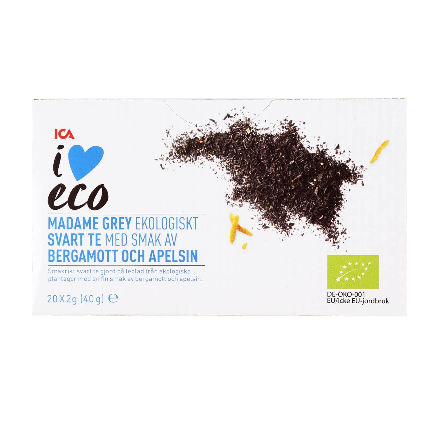 I Love Eco tēja ar bergam., apelsīnu g.,20x2g