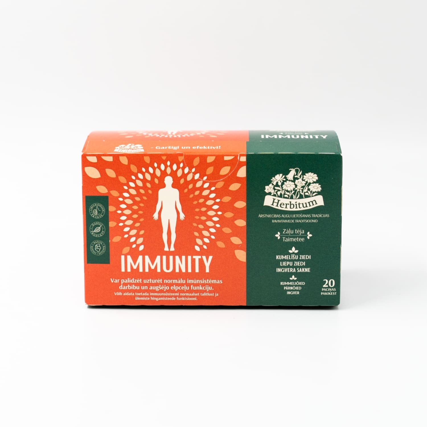 Zāļu tēja Herbitum Immunity 20x2g