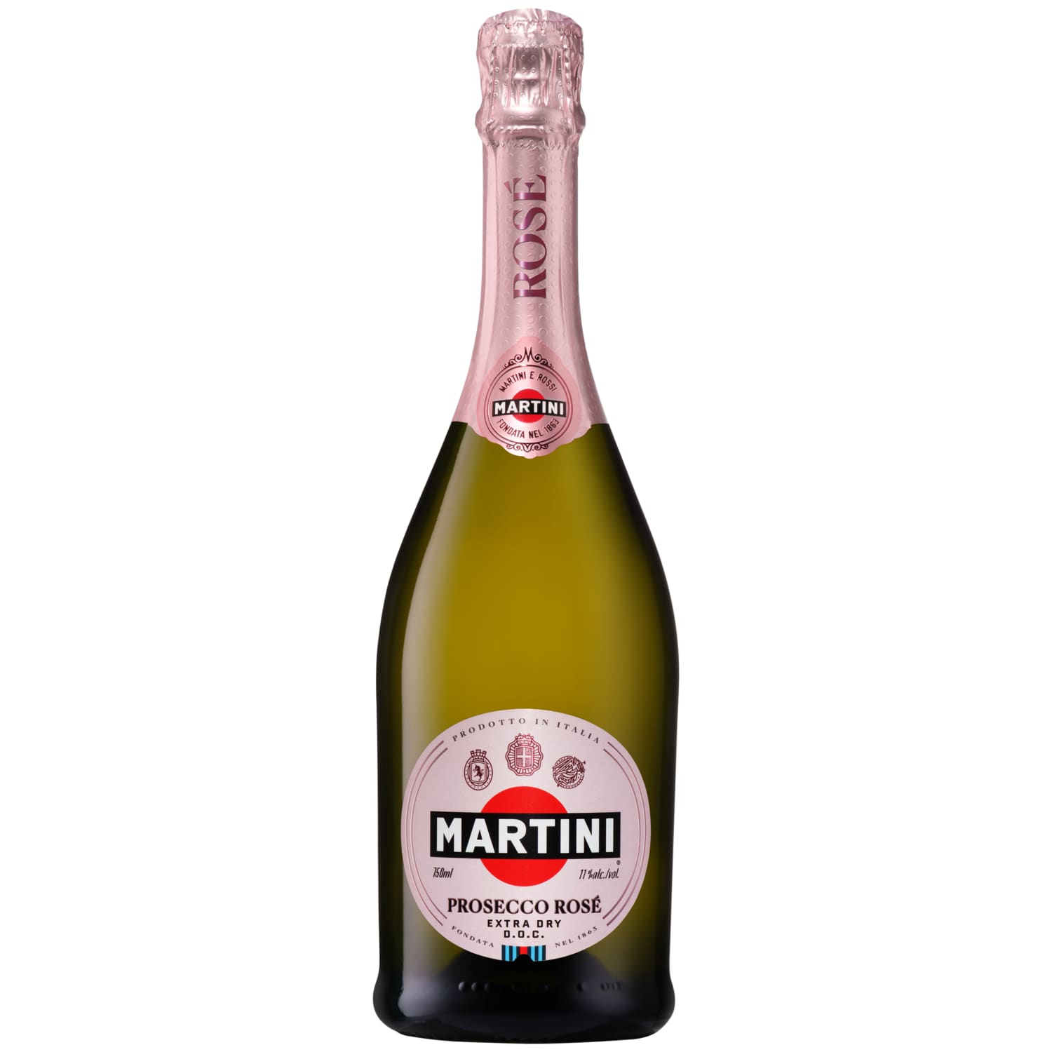 Dz. vīns Martini Prosecco Rose 11,5% 0,75l