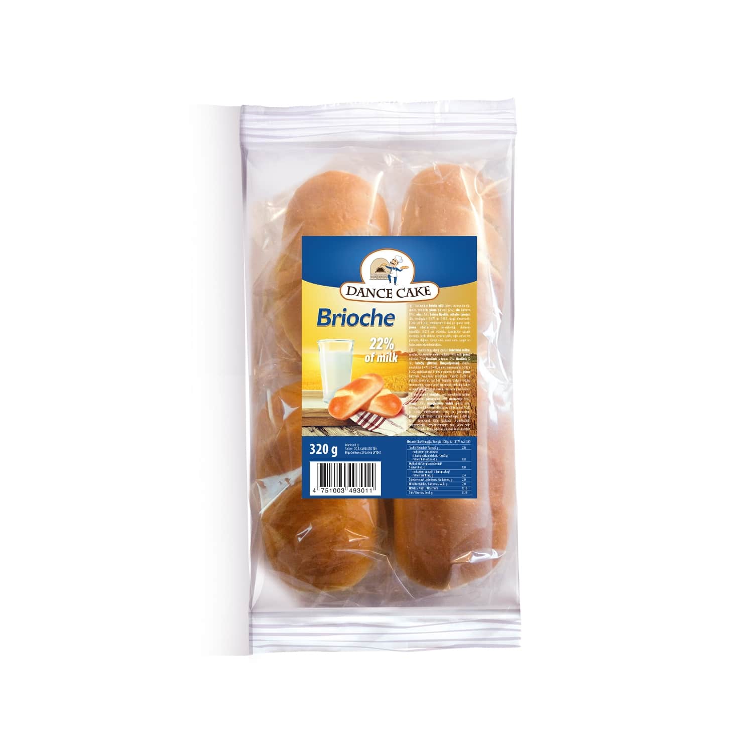 Smalkmaizītes Dance Cake piena 320g