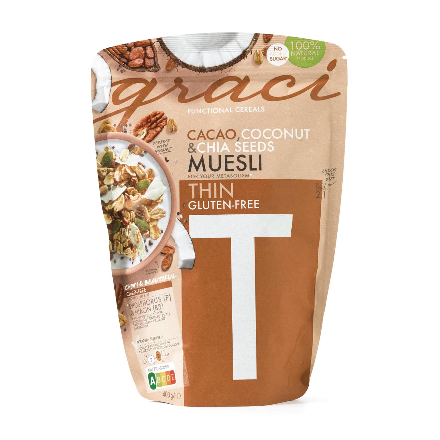 Funkcionāls musli Graci Tievais 400g