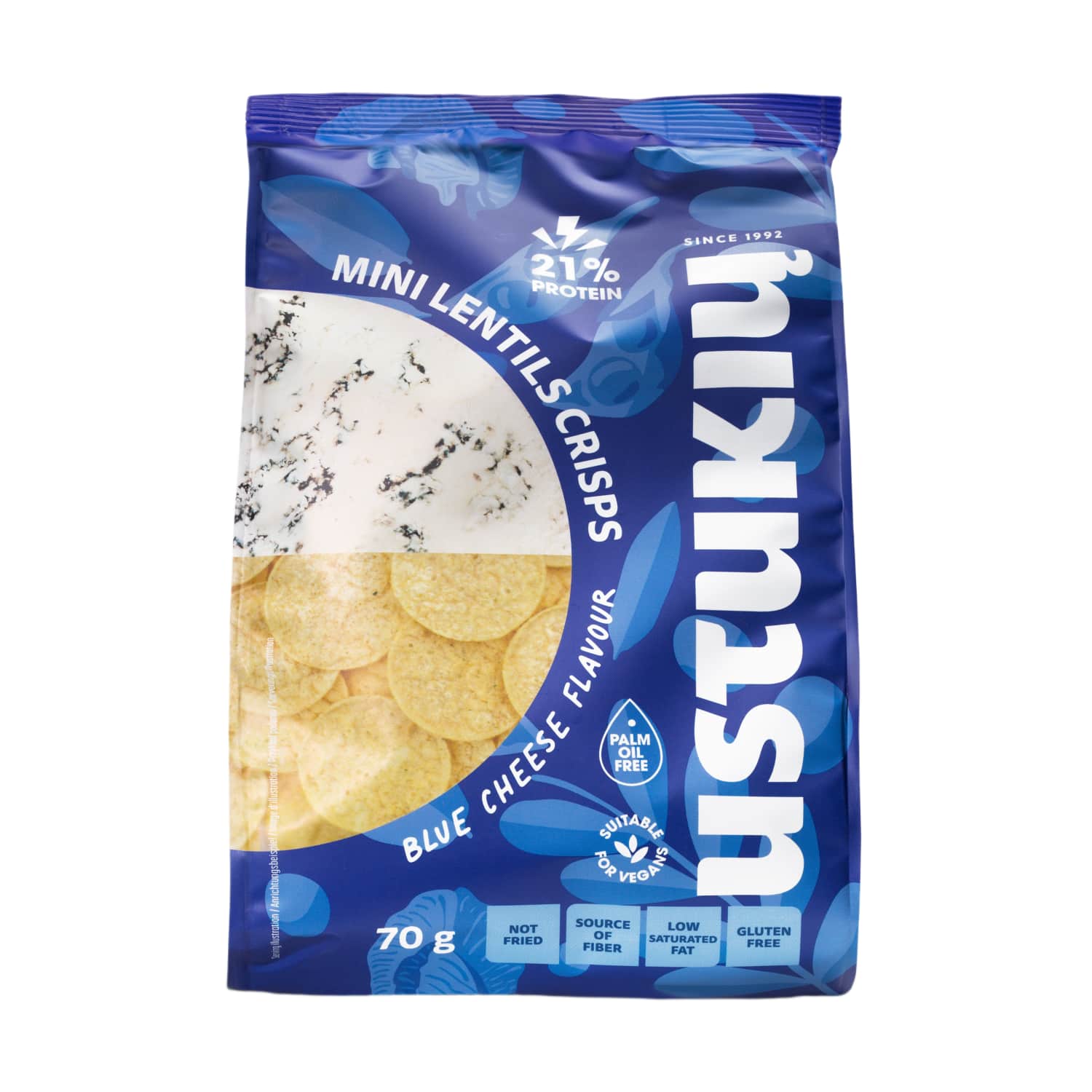 Lēcu uzkoda Ustukiu Malunas zilā siera g. 70g