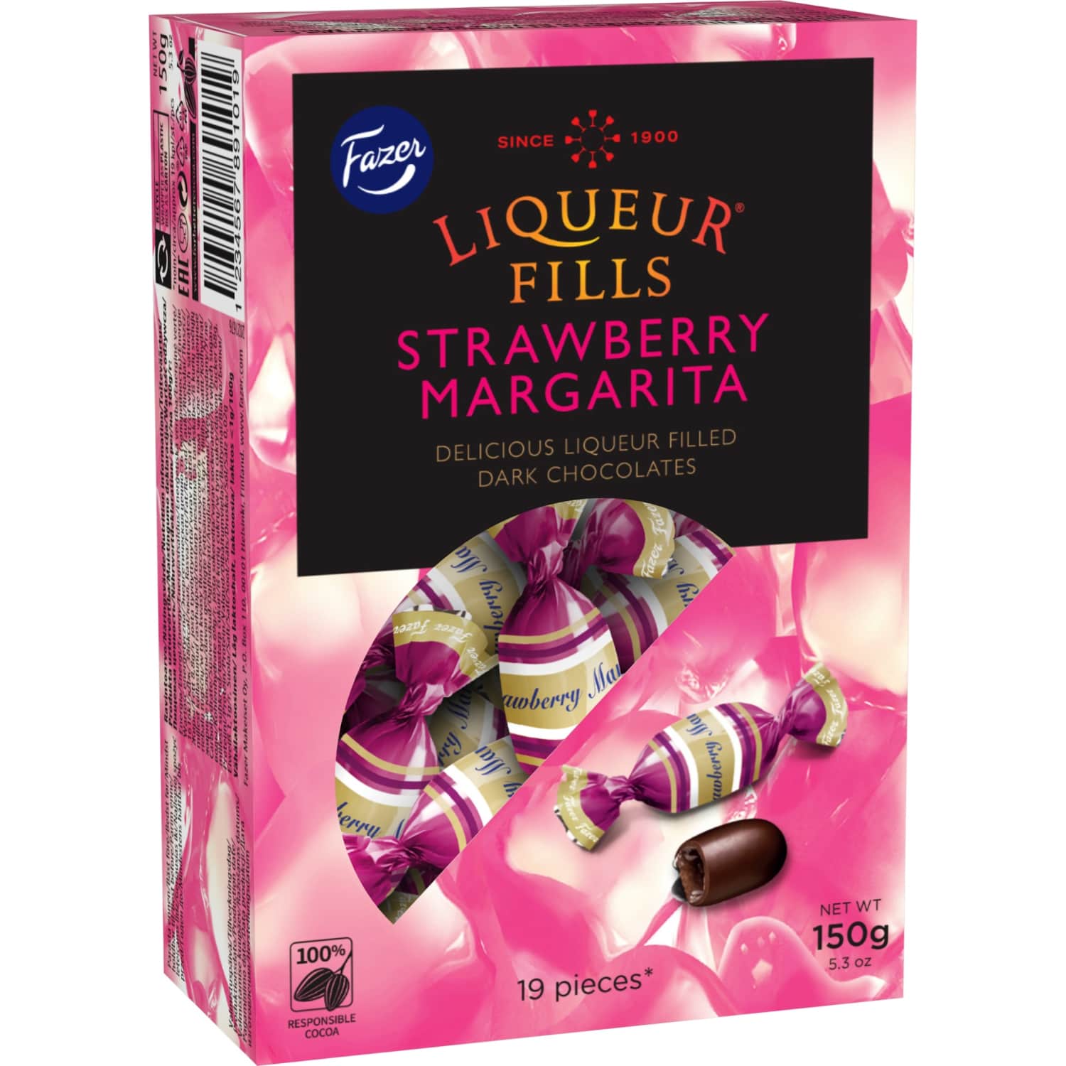 Šokolādes konfektes strawb. Margarita 150g
