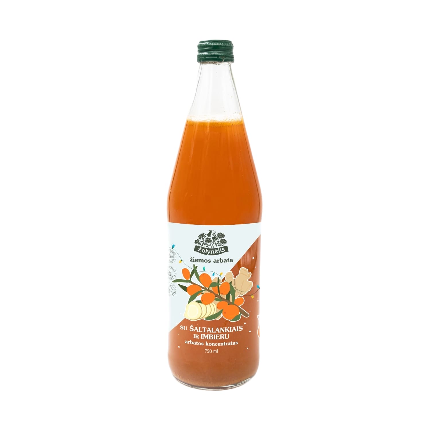Šaltalankių koncentratas ŽOLYNĖLIS, 750 ml