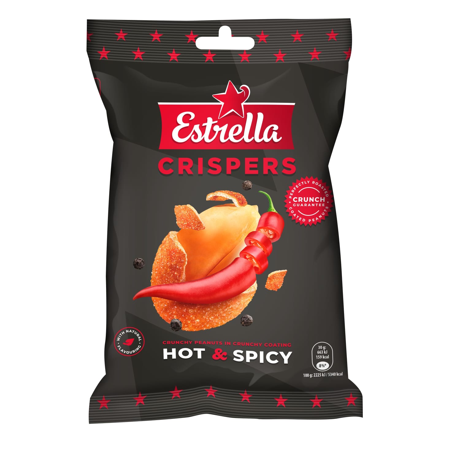 Röst.vürts. paprika maapähklid Estrella 140g