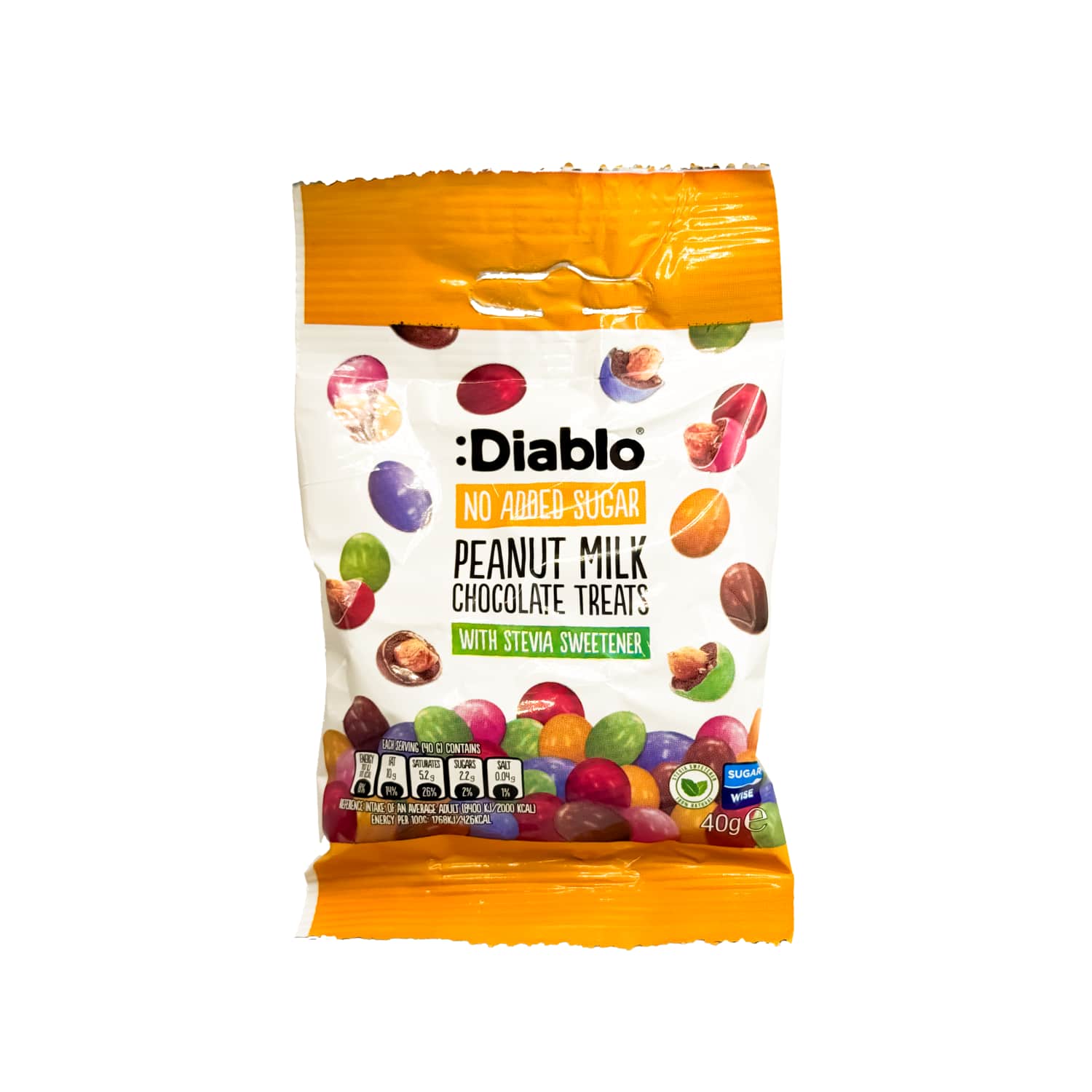 Maapähklid piimašok. Diablo mag.ain. 40g