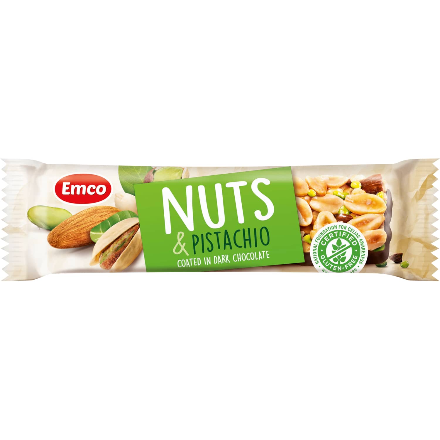 Riekstu bat. Emco ar pistācijām, bezgl. 35g