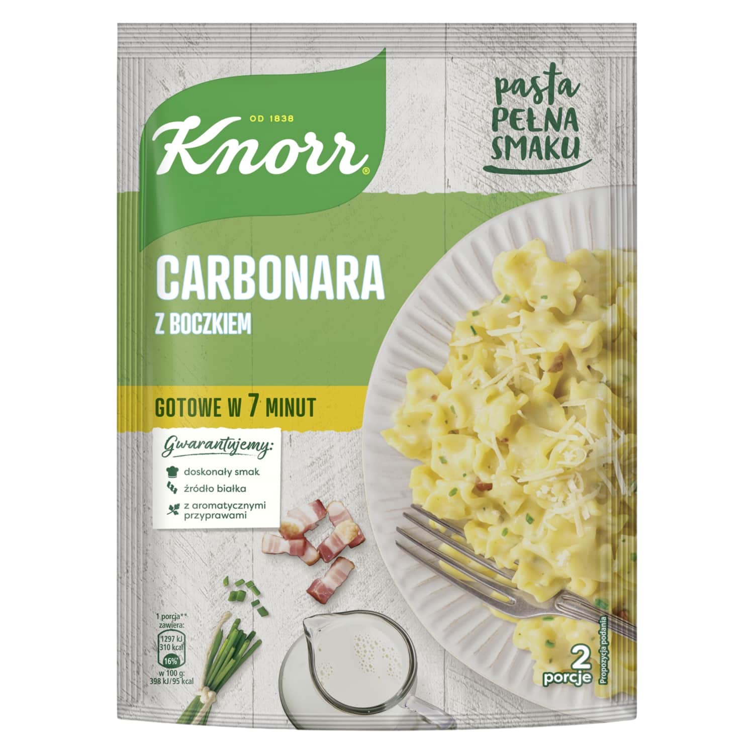 Makaronai Carbonara su šonine KNORR, 153 g