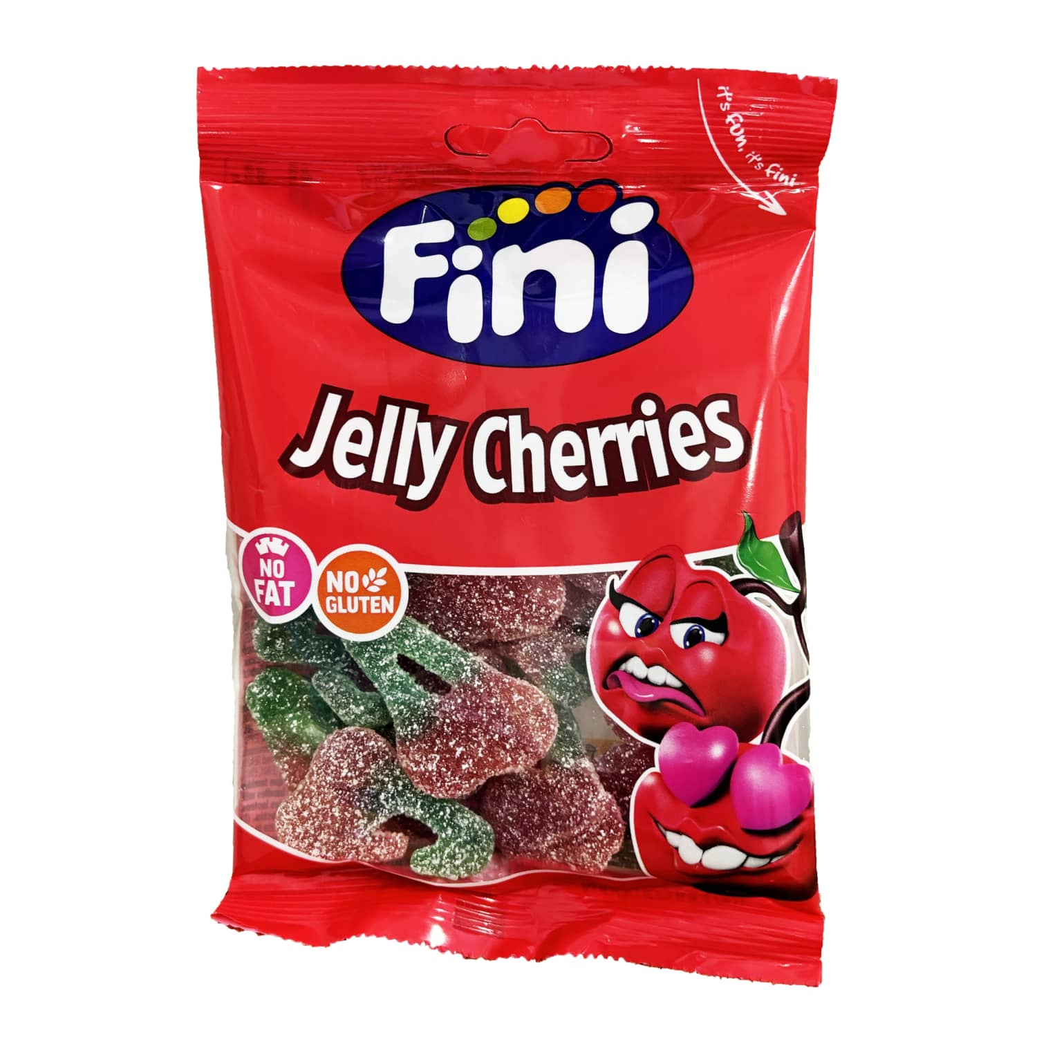 Rūgštūs guminukai FINI, vyšnių skonio, 90 g