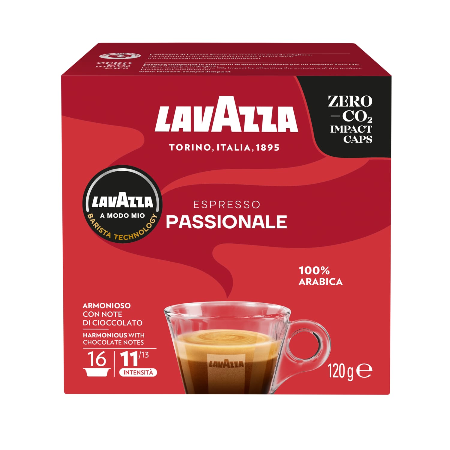 Kavos kapsulės LAVAZZA AMM PASSIONALE, 120 g