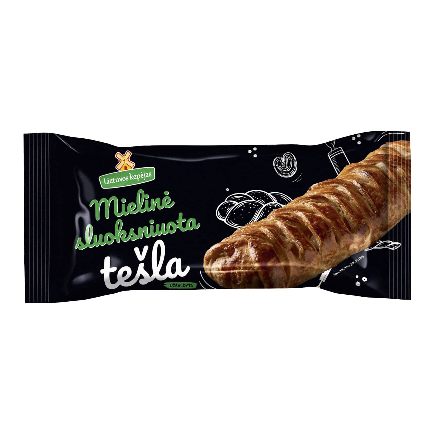 Užšaldyta mielinė sluoksniuota tešla, 400 g