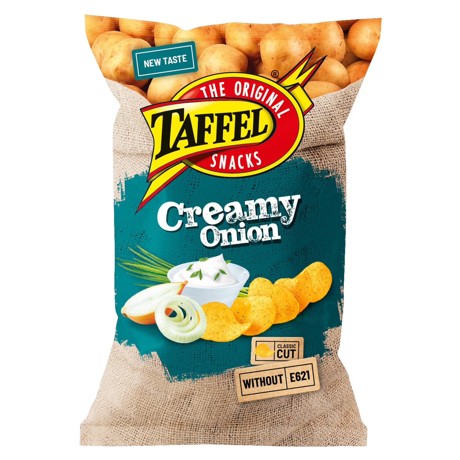 Kartulikrõpsud hapukoore-sibula Taffel 180g