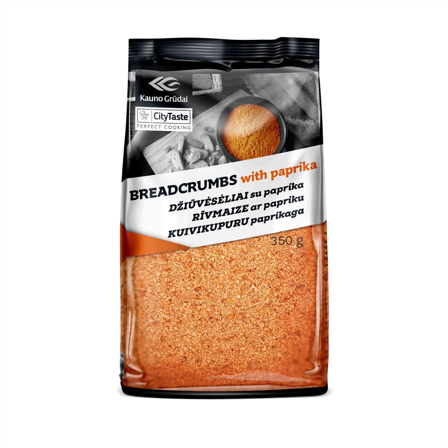 Džiūvėsėliai su paprika CITY TASTE, 350g