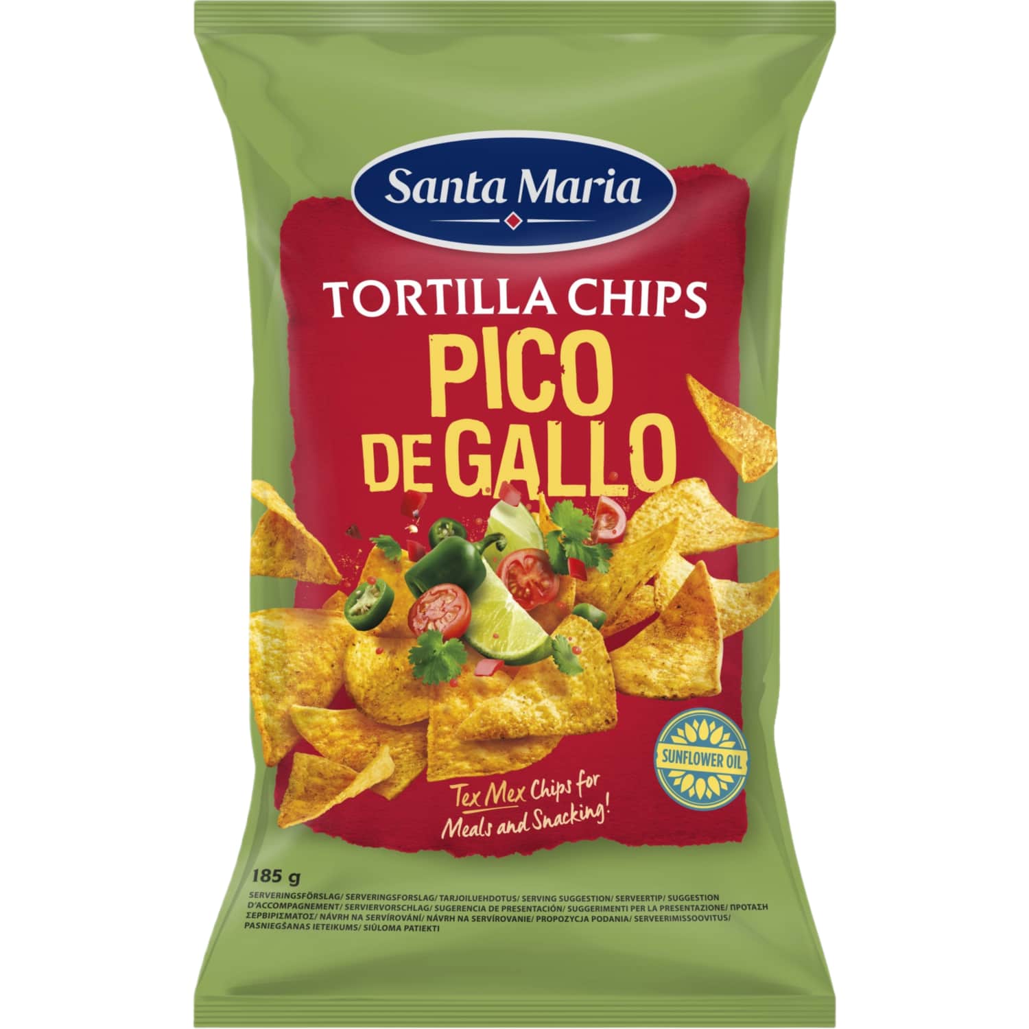 Tortillakrõps. Pico de Gallo Santa Maria 185g