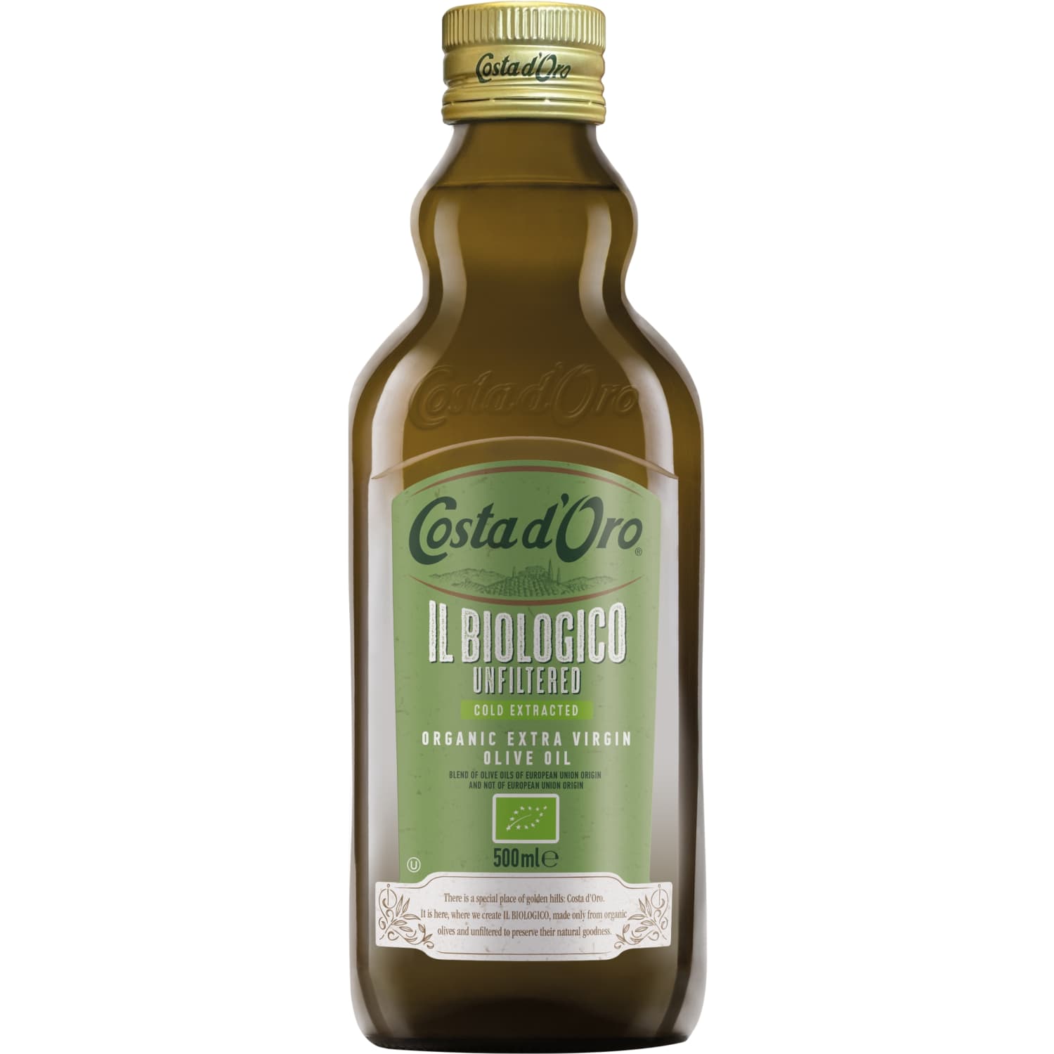 Olīveļļa Costa D'oro Extra Virgin bio 500ml