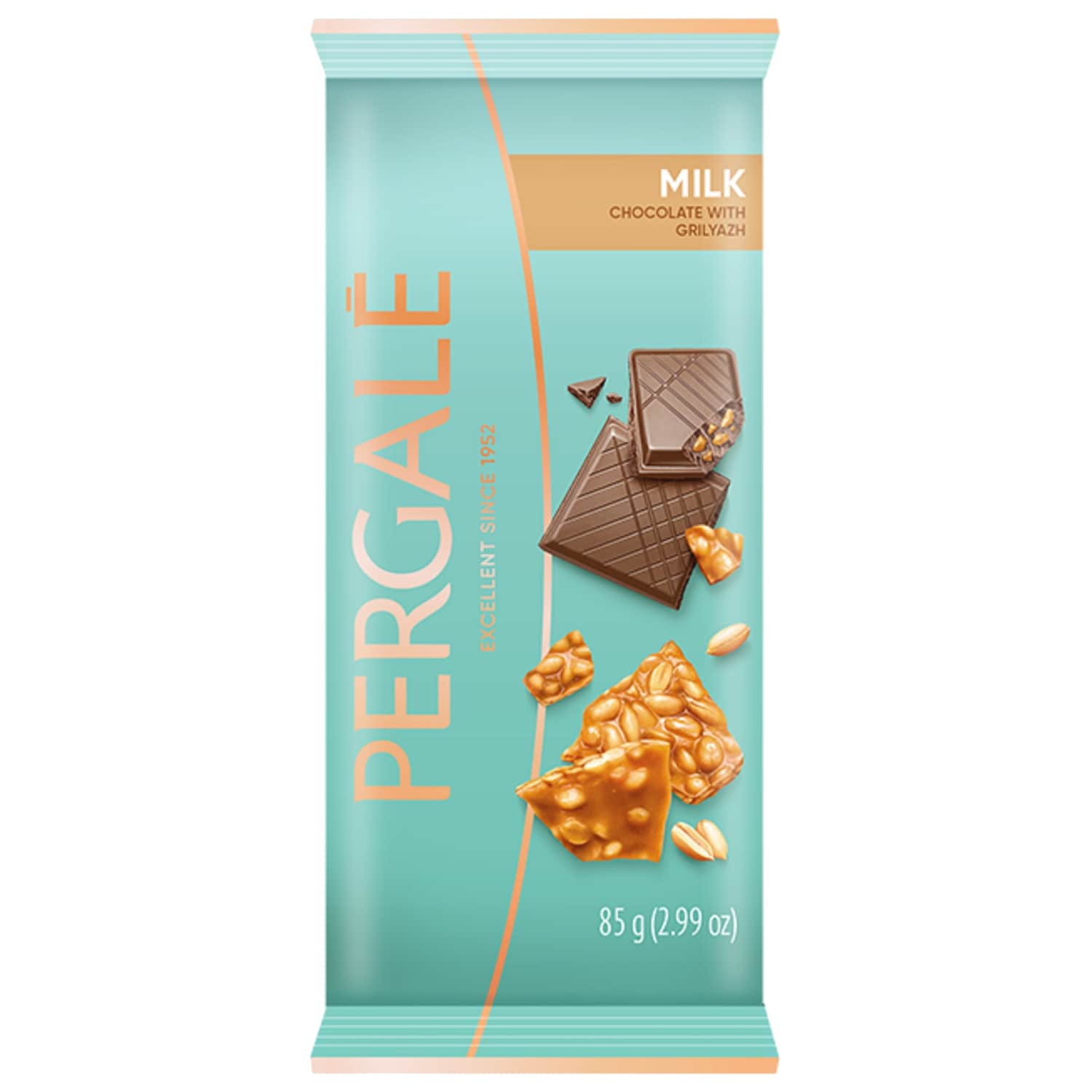 Piena šokolāde Pergale ar griljāžas gab. 85g