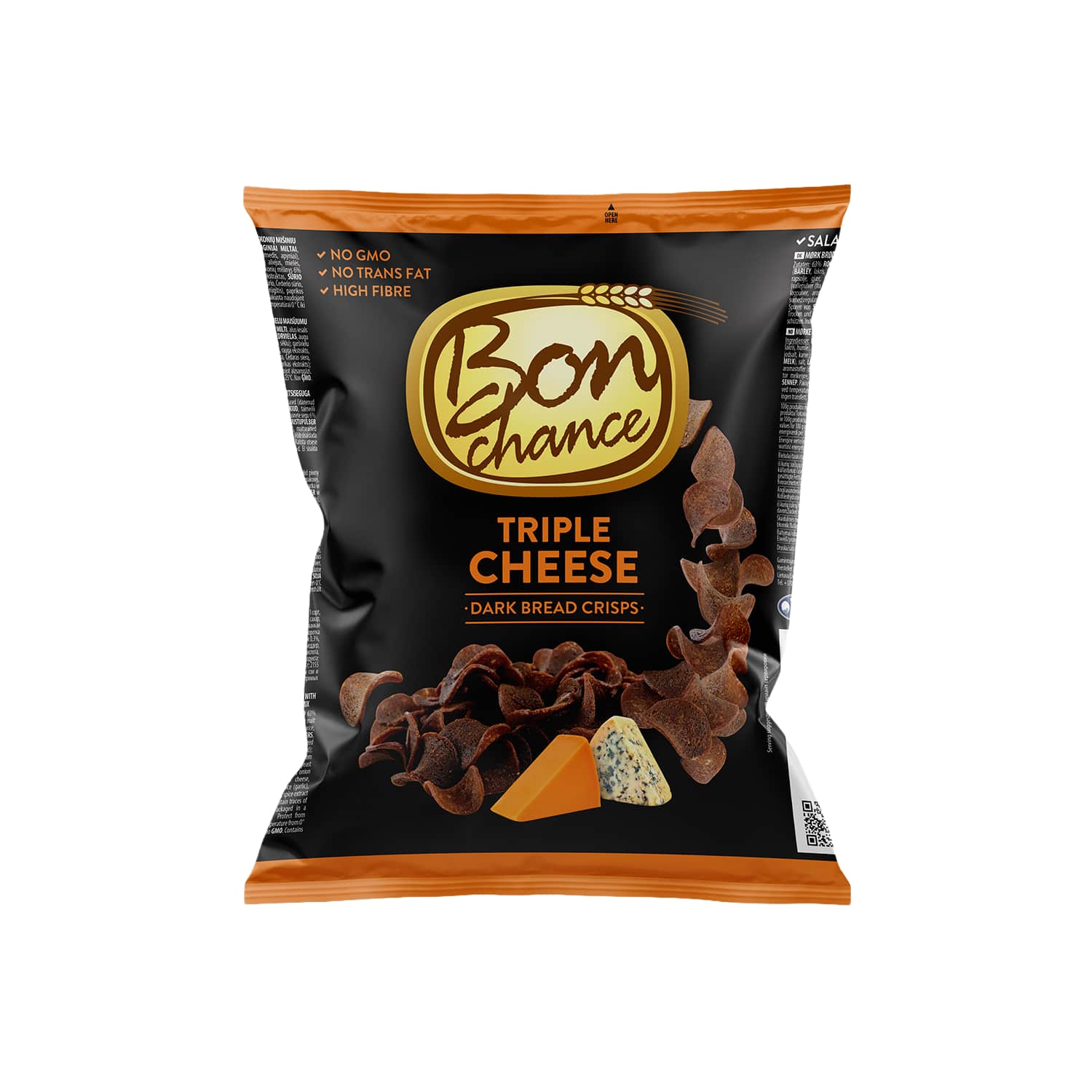 T. maizes čipsi Bon Chance trīsk. sieru 120g