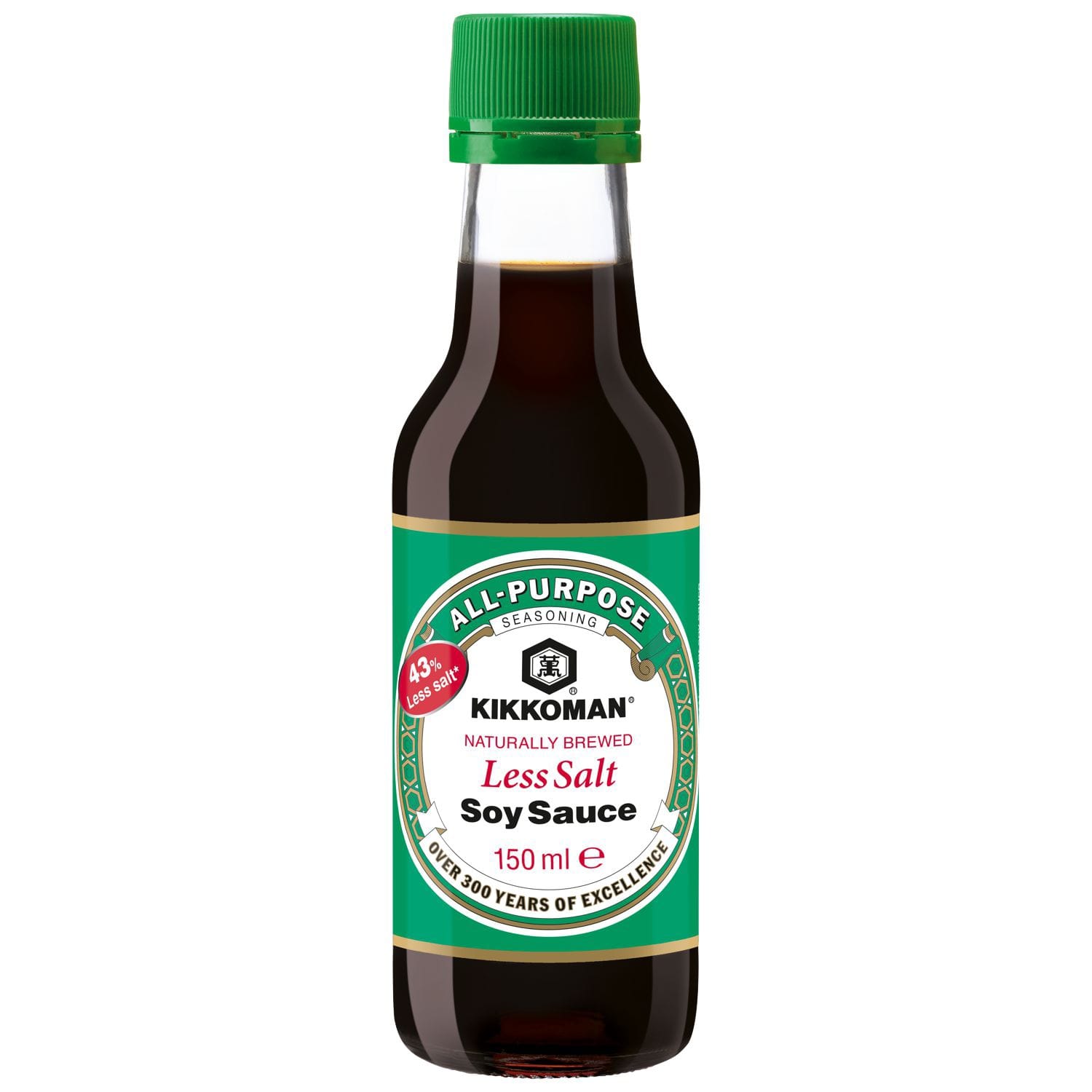 Sojas mērce Kikkoman 43% mazāk sāls 150ml