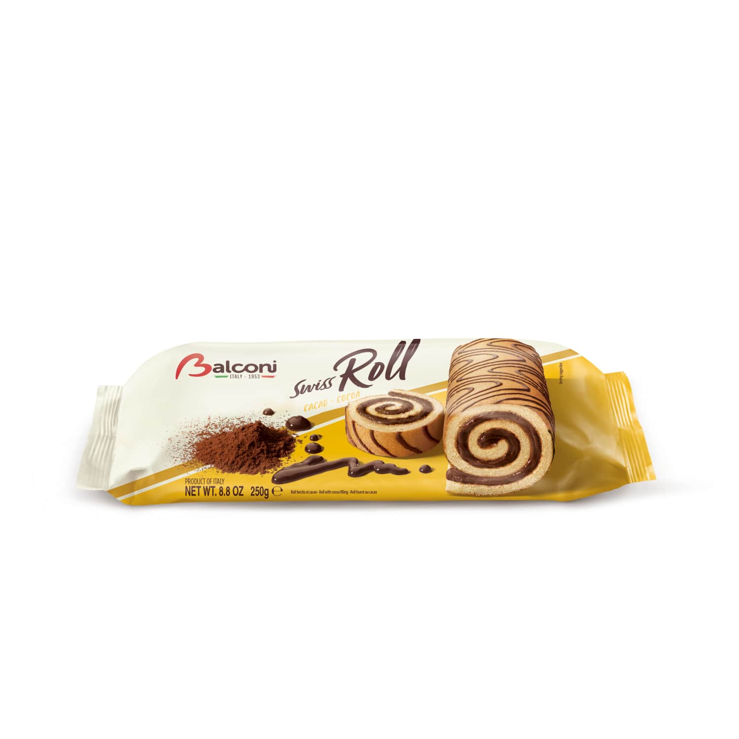 Kūka rulete Balconi ar šokolādi 250g