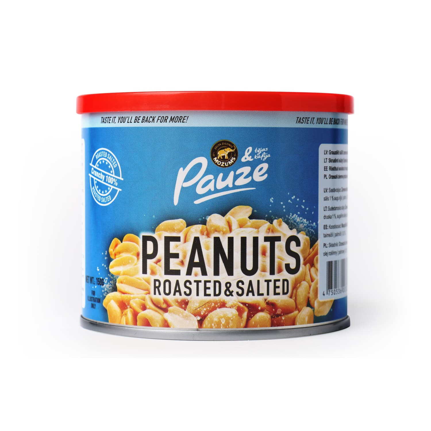 Zemesrieksti Pauze sālīti 150g