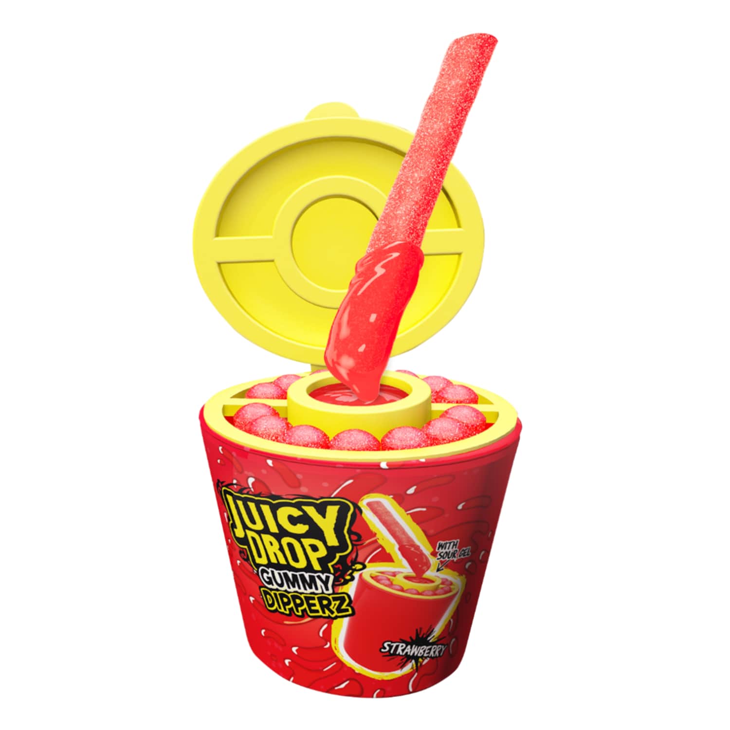 Kummikommid Bazooka Juicy Drop Dipperz 96g