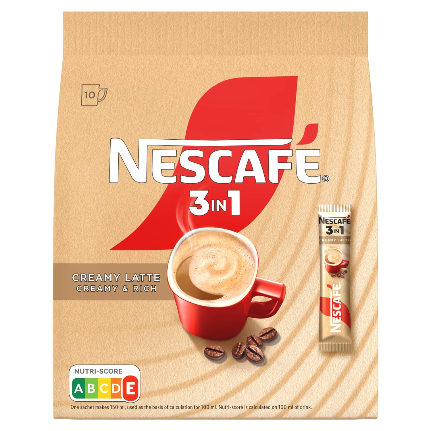 Kaf. dzēriens Nescafe 3in1 Creamy Latte 150g